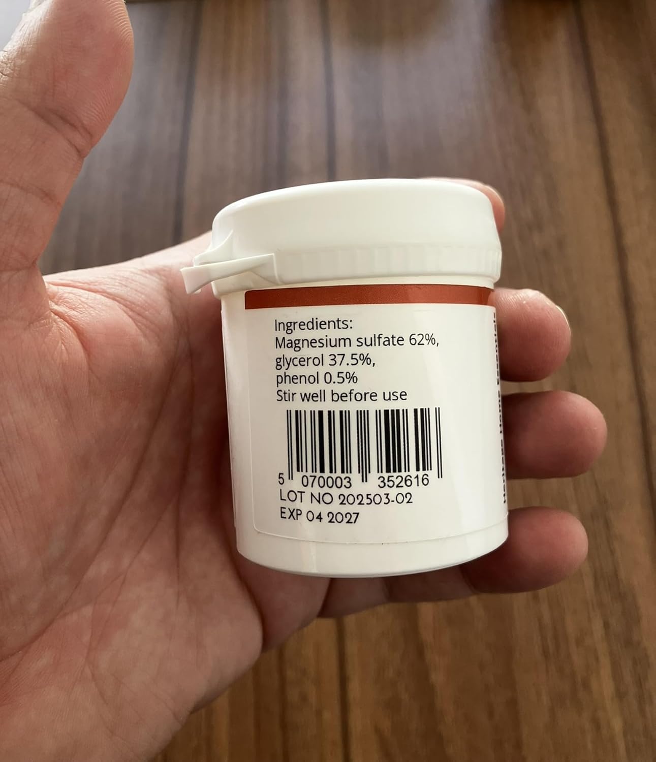 Magnesium Sulfate Paste - XL size - 125g