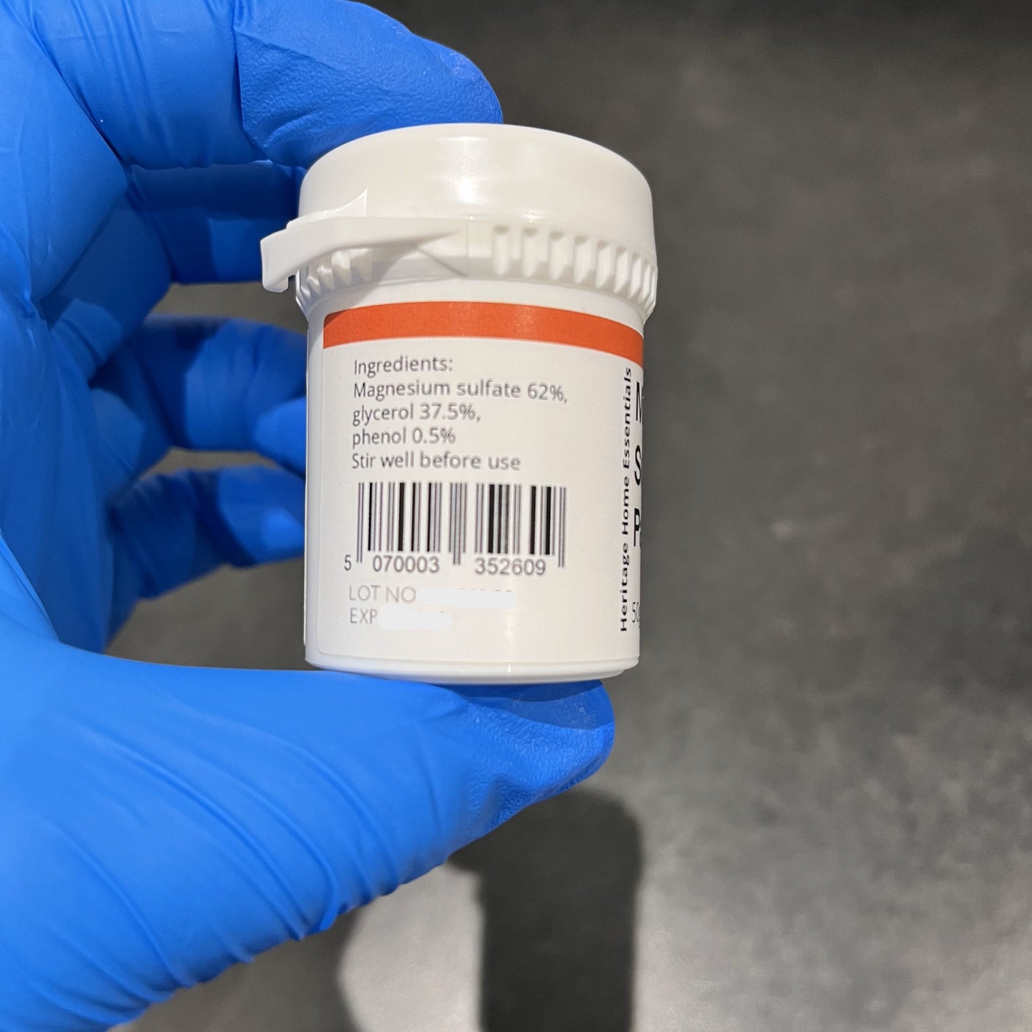 Magnesium Sulfate Paste